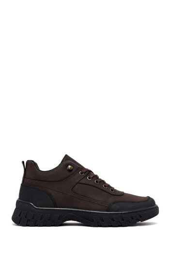 Derimod Men's Brown Lace-Up Leather Casual Boots 25Wfd6610V3