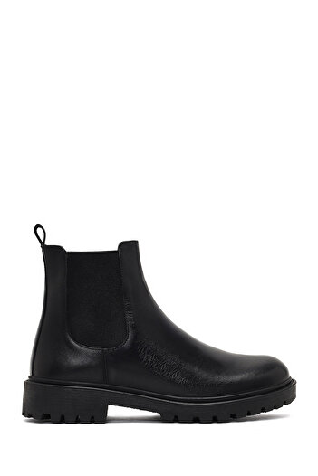 Derimod Men's Black Leather Chelsea Boots 25Wfd701918