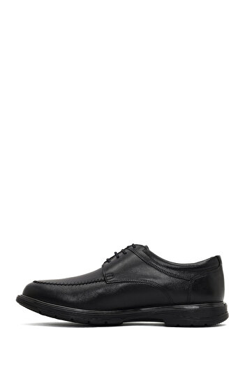 Derimod Men's Black Lace-Up Leather Casual Shoes 25Wfd672018