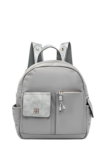 Derimod Women's Gray Fabric Backpack 25Abdus28146F