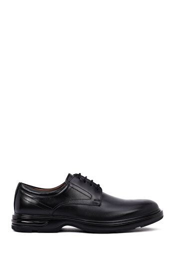 Derimod Men's Black Lace-Up Leather Casual Shoes 25Wfd601218