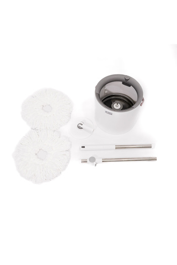 Pro Clean Official Set mop rotativ Pro Clean N11 PLUS cu galeata centrifuga 7.5L + 2 rezerve din microfibra