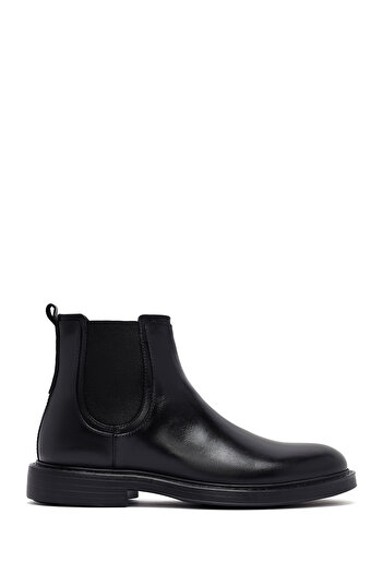 Derimod Men's Black Leather Chelsea Boots 25Wfd622118