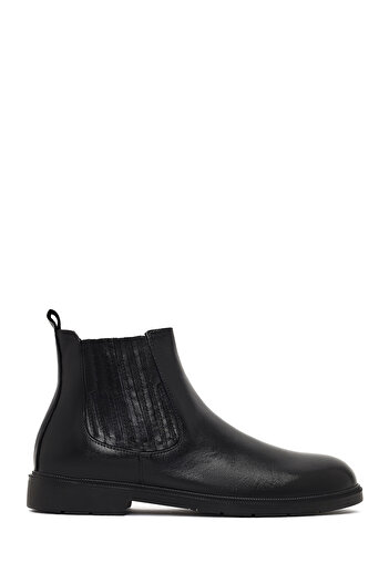 Derimod Men's Black Leather Chelsea Boots 25Wfd702118