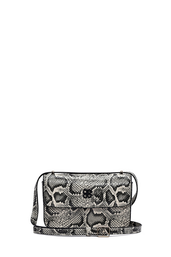 Derimod Women's Gray Long Strap Patterned Crossbody Bag 25Abd243526