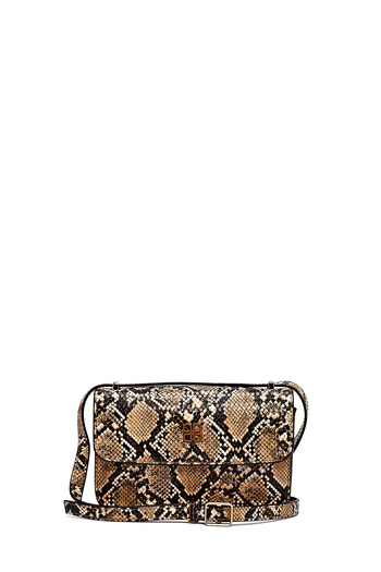 Derimod Women's Mink Long Strap Patterned Crossbody Bag 25Abd243526