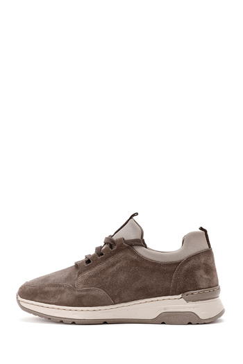 Derimod Women's Mink Lace-Up Thick Sole Suede Leather Sneaker, Winter Sports Shoes 25Afd500710
