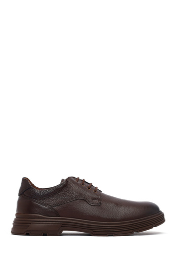 Derimod Men's Brown Lace-Up Leather Casual Shoes 25Wfd681518