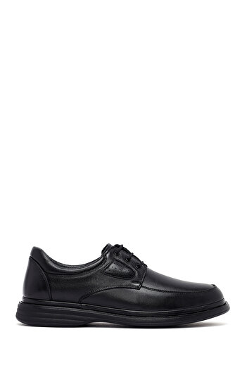 Derimod Men's Black Lace-Up Leather Casual Shoes 25Wfd815018