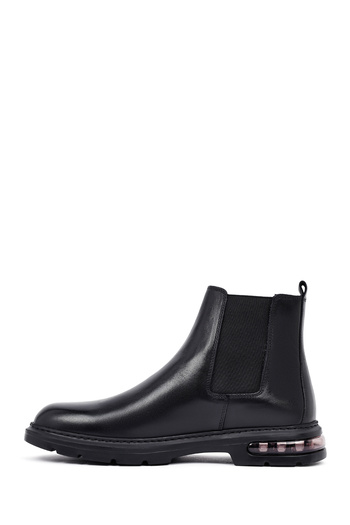 Derimod Men's Black Leather Chelsea Boots 25Wfd633018