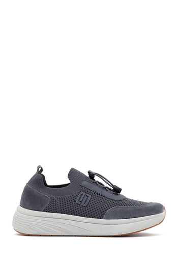 Derimod Zero Men's Gray Thick Soled Fabric Sneaker 25Sfd69506F