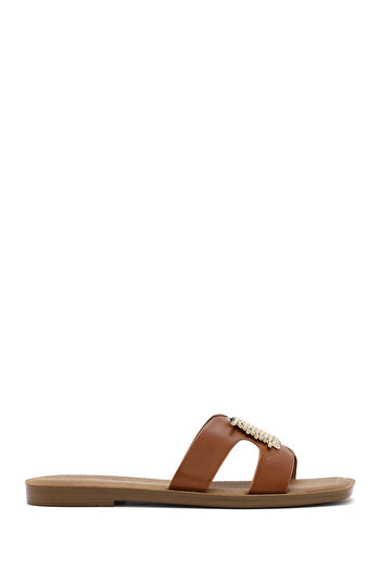 Derimod Women's Tan Accessory Slippers 25Sfe463718