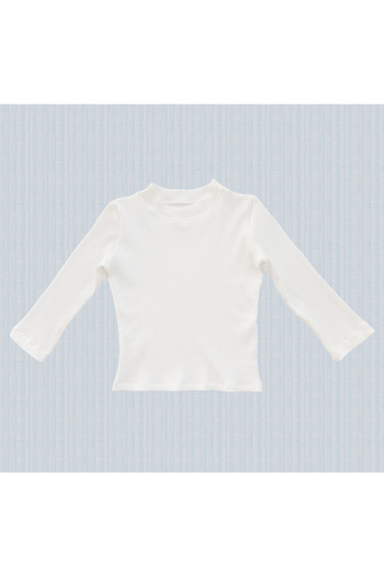 MODA59 Long Sleeve Children's T-Shirt Ribbed Cotton Children's T-Shirt