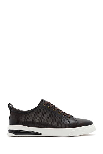 Derimod Men's Brown Lace-Up Leather Sneaker 25Sfd 692518