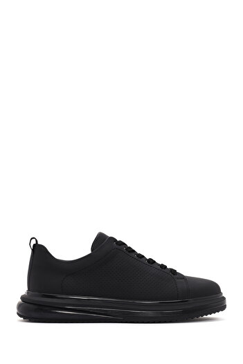Derimod Men's Black Lace-Up Leather Sneaker 25Sfd6405Di