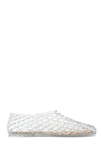 Derimod Women's Transparent Transparent Jelly Summer Ballerina Shoes 25Sfe4754Pv
