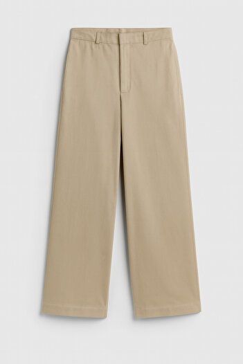 ESİLA KİDS Kız Çocuk Pantolon Gabardin Geniş Paça Pantolon 4-11 Yaş
