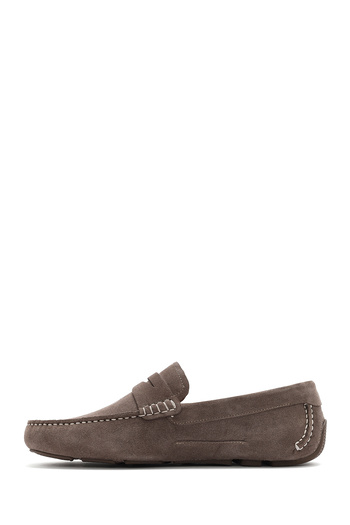 Derimod Men's Mink Suede Leather Genuine Leather Shoes Casual Daily Shoes 25Sfd630310
