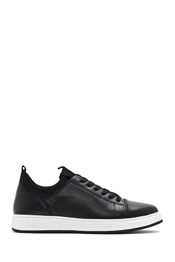 Derimod Men's Black Lace-Up Leather Sneaker 25Sfd 632918