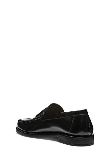 Geox Men's Black U Recanati - Brushs.Lea Genuine Leather Casual Loafer Shoes U55Hvb00038C9999