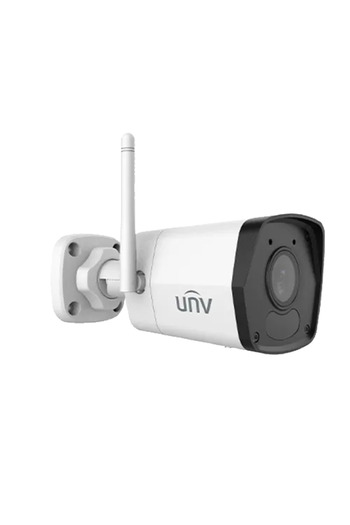 Uniview Wi-Fi IP Camera 2MP, Smart IR 30M, 2.8mm lens, IP67, Integrated Microphone - UNV IPC2122LB-AF28WK-G