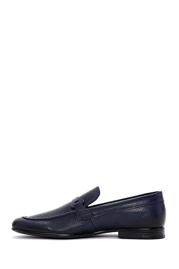 Derimod Men's Navy Blue Genuine Leather Casual Shoes Casual Daily Shoes 25Sfd6007Di
