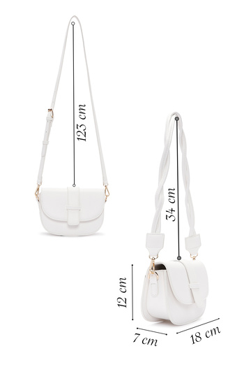 Derimod Women's White Long Strap Mini Shoulder Bag 25Sbd 270818
