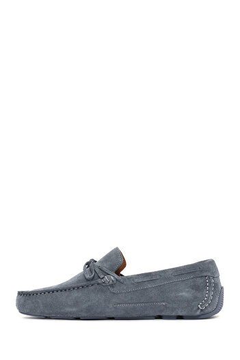 Derimod Men's Navy Blue Suede Leather Genuine Leather Shoes Casual Daily Shoes 25Sfd630410
