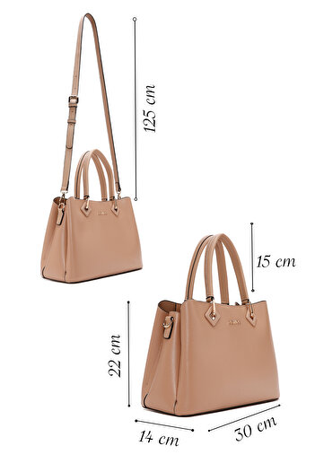 Derimod Women's Tan Long Strap Shoulder Bag 25Sbd 282318