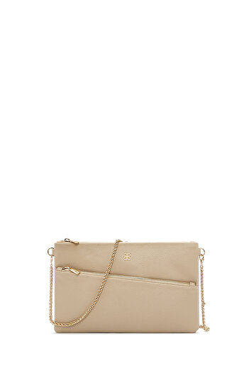 Derimod Women's Beige Long Chain Strap Clutch Bag 25Sbd2213Ft
