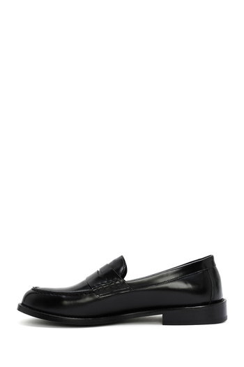 Derimod Women's Black Leather Genuine Leather Masculine Shoes Casual Daily Shoes 24Wfd151522