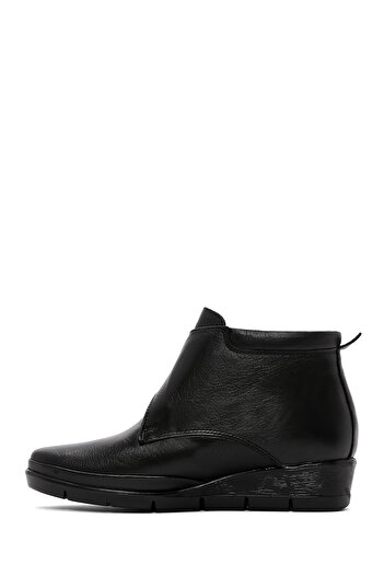 Derimod Black Leather Comfort Boots - Women's, Banded, 24WFD 235418