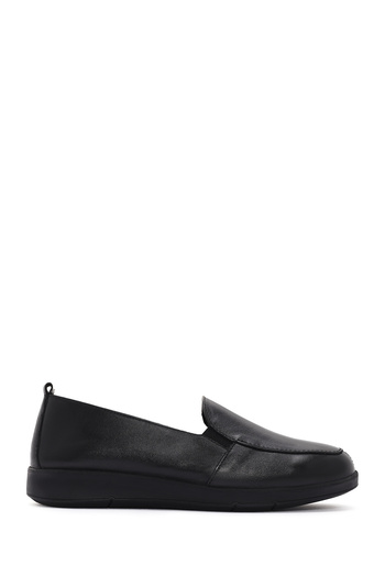 Derimod Women's Black Leather Genuine Leather Comfort Shoes Casual Daily Shoes 25Sfd410018