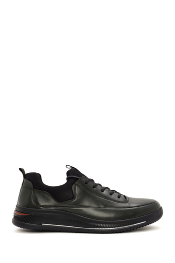 Derimod Men's Green Leather Sneaker - Lace-Up, 24Wfd 691418