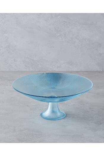 English Home Aqualuxe Glass Presentation Bowl 30 cm Blue