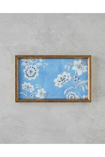 English Home Rasphberry Decorative Tray 16X26 cm Blue