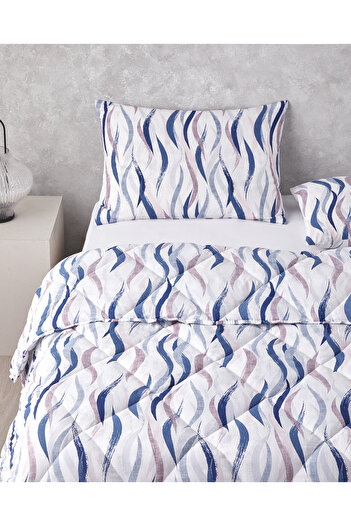 English Home Vendy Polycotton Double Sleeping Set White - Blue