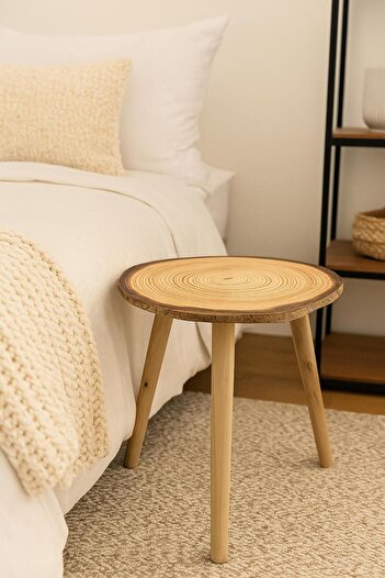 MOSTAFA Wooden round table