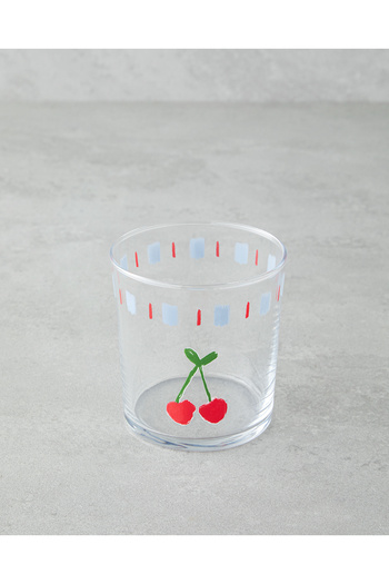 English Home Fruit Glass 2-Piece Glass 380 ml Colorful