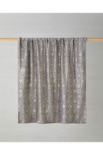 English Home Luminance Foil Printed Plush Tv Blanket 120X160 cm Gray