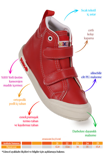KARAMAZI Garf Daily Velcro Baby Girl Boots Shoes