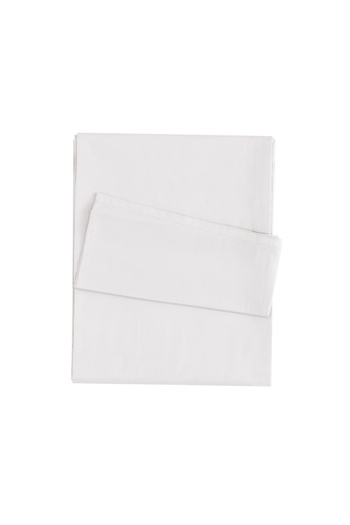 Linens Mix&Match Cotton Satin King Size Sheet Ecru