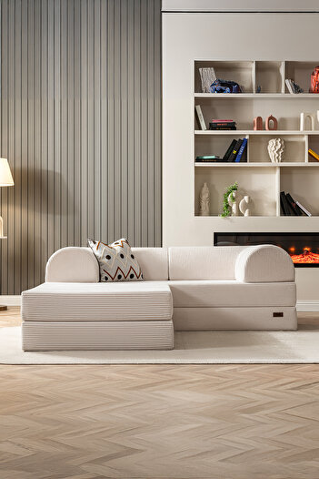 Doqu Home Bohem Uzanmalı Köşe Koltuk