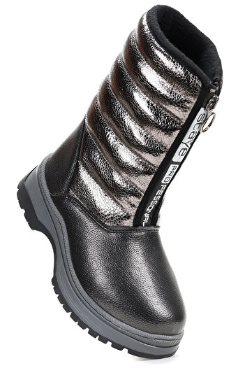 KARAMAZI Arz 2732 Model Girl's Zippered Snow Boots