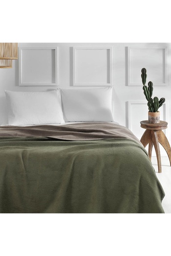 Linens Gloria Green Single Blanket