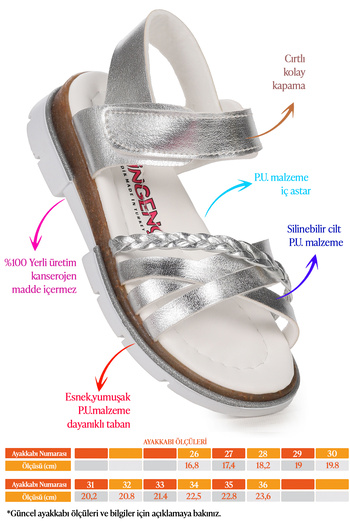 Şirin Bebe Orthopedic Girl's Sandals Kiko Şb 2469-78