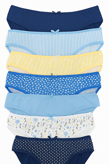 ÖZKAN underwear Özkan 26481 - 7 Pack Γυναικεία μονό ζέρσεϊ, ελαστικά άνετα βαμβακερά εσώρουχα μπικίνι