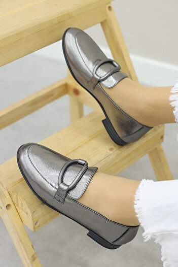 FAST STEP Genuine Leather Women's Ballerina Shoes 657Za5000