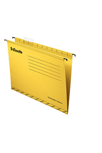 Esselte Classic yellow cardboard hanging file