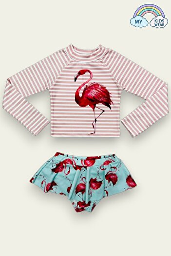 My Kids Wear Σετ μαγιό με λεπτομέρεια εκτύπωσης